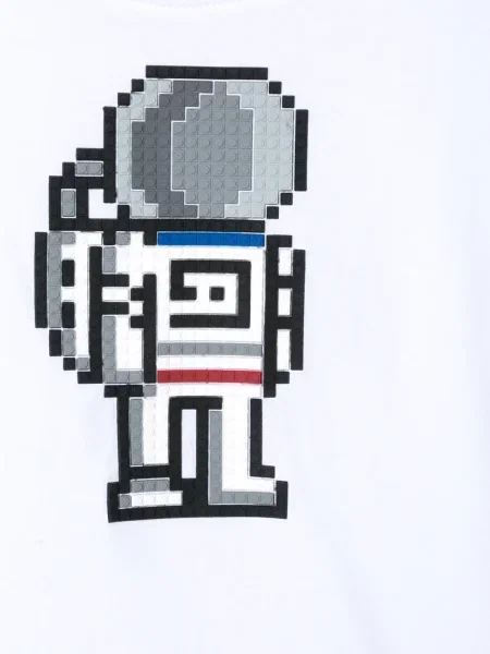 Koszulka dziecięca Mostly Heard Rarely Seen 8-bit biała