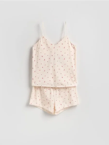 Reserved Pijama din două piese din nude