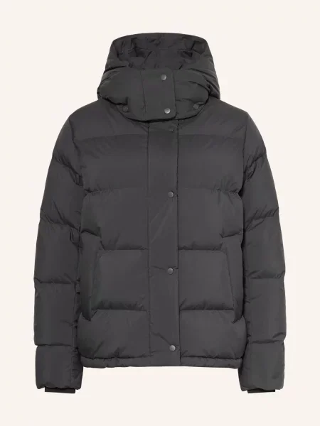 Lululemon Péřové Bundy Wunder Puff™ S Odnímatelnou Kapucí tmavě šedá