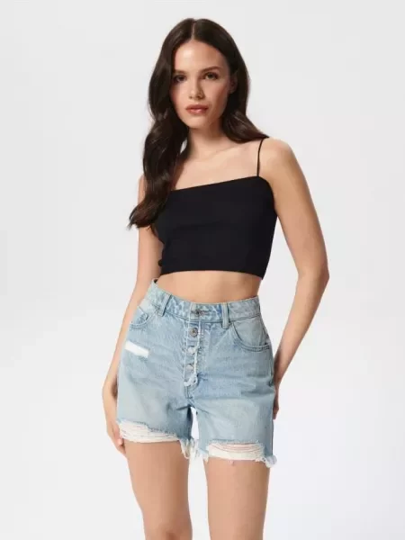 Джинсові шорти синій