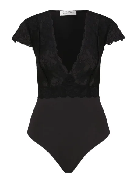 Guido Maria Kretschmer Bodi srajca Malena' črna