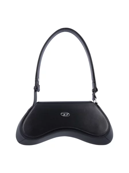 Torebka crossbody Diesel skórzana czarna