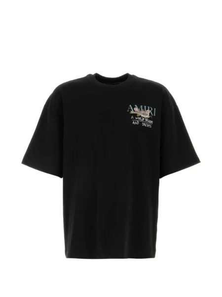 Tricou Amiri cu imagine negru