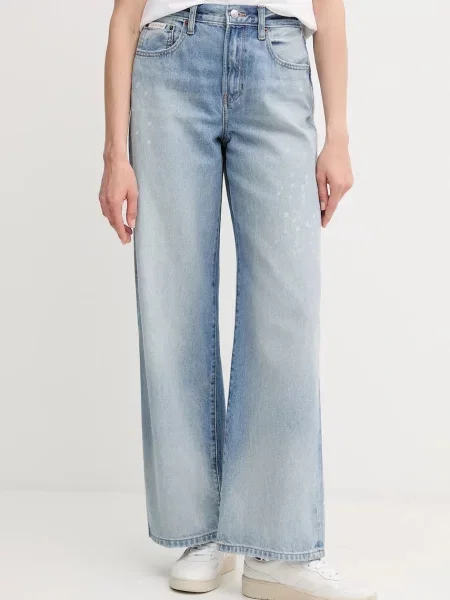 Дънки Calvin Klein Jeans синьо