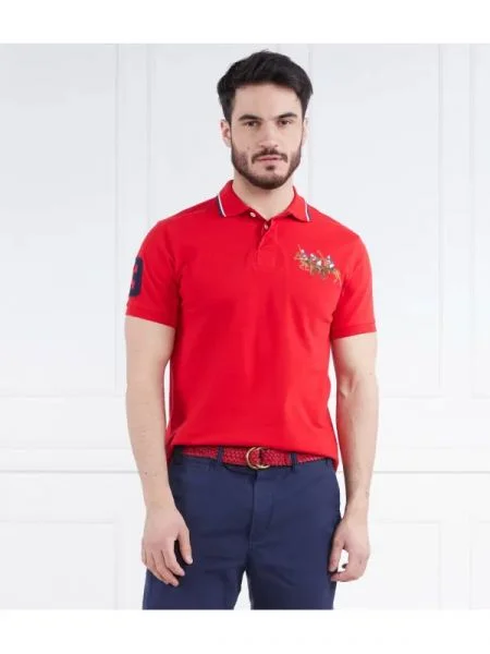POLO RALPH LAUREN Tenisz póló | Custom slim fit piros