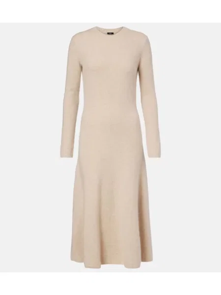 Rochie Joseph din cașmir de costum bej