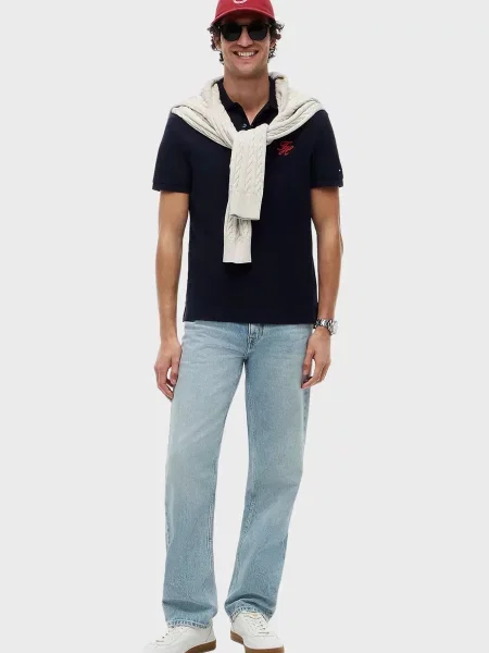 Поло Tommy Hilfiger синє