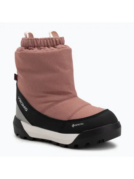Детски ботуши за сняг Viking Footwear Expower Warm GTX Pull On pink розово