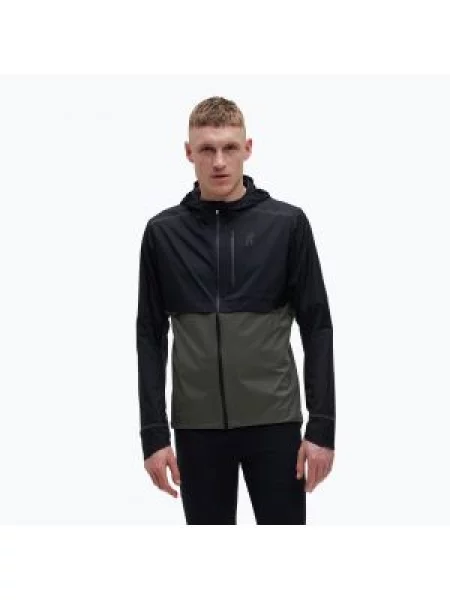 Kurtka do biegania On Running Weather black/shadow czarna