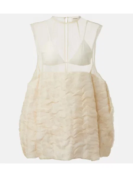 Rochie Khaite de in alb