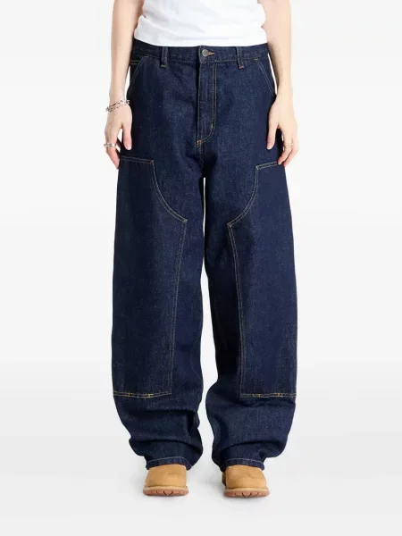 Pantaloni Carhartt Wip albastru