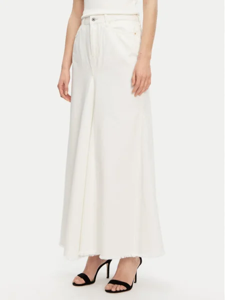 Guess Fustă tip creion alb