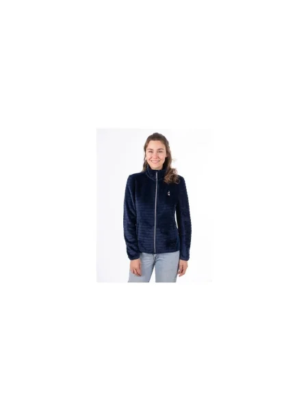 Női pulóver Aulp Verko Coral Fleece navy. Méret: sötétkék