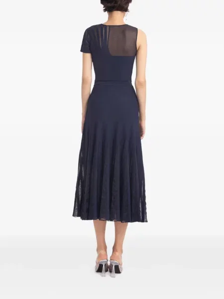 Rochie midi Gemy Maalouf evazată albastru