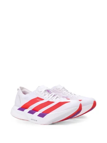 Pantaloni Adidas alergare cu broderie chunky verde