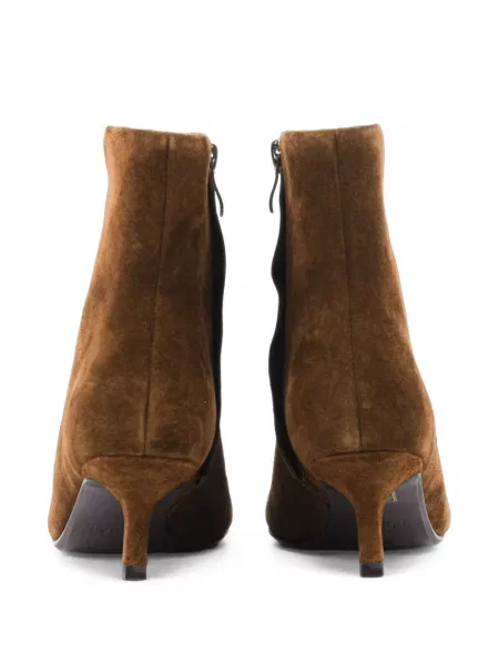 Cizme scurte Toral Shoes din piele de căprioară maro
