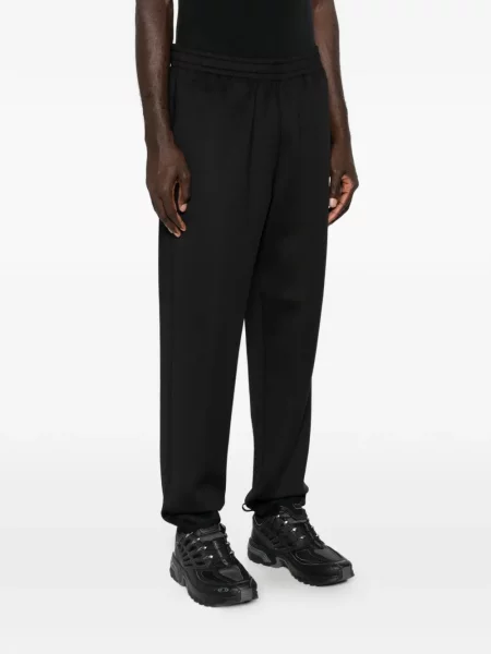 Pantaloni Calvin Klein cu imagine alergare negru