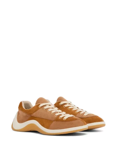Sneakerși Carel Paris din piele de căprioară maro