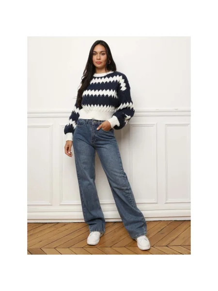 Pulover La Modeuse albastru