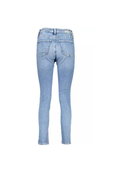 Skinny jeansy skinny Calvin Klein Jeans niebieskie