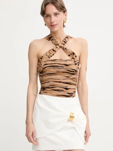 Elisabetta Franchi body pentru femei maro