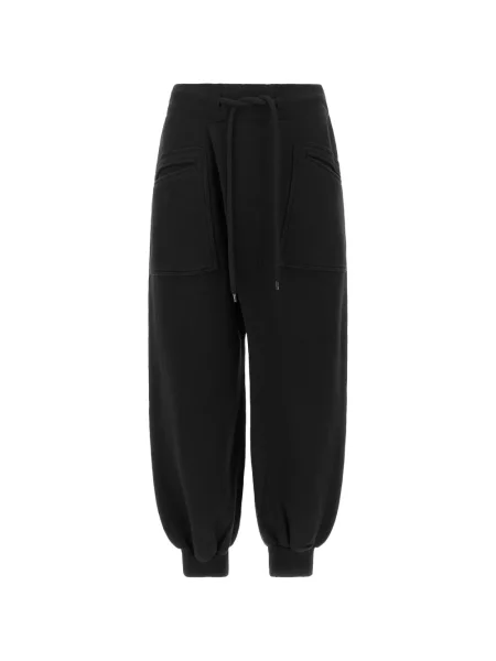 Pantaloni R13 alergare conici cu cordon negru