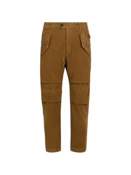 Pantaloni Dsquared2 de catifea cord maro