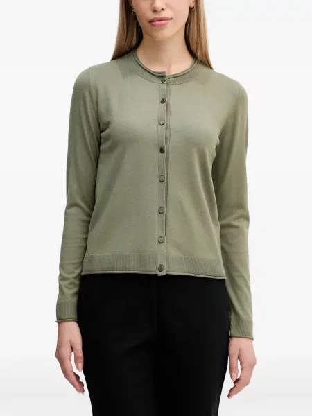 Lung cardigan Sisley verde