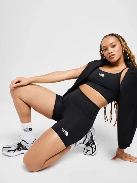 The North Face Szorty High Waist Booty czarne