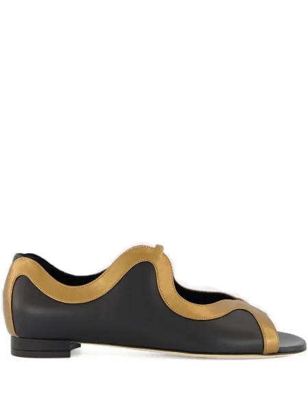 Sandale Manolo Blahnik din piele negru