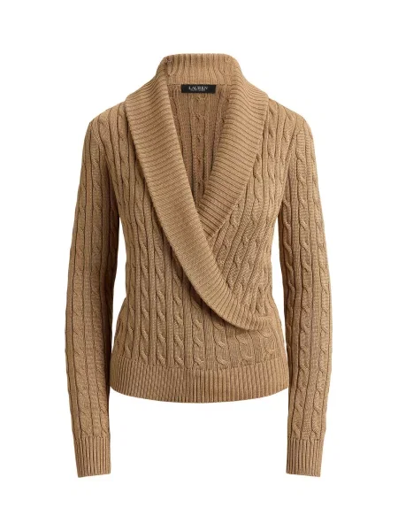 Lauren Ralph Lauren Pulover cămilă maro