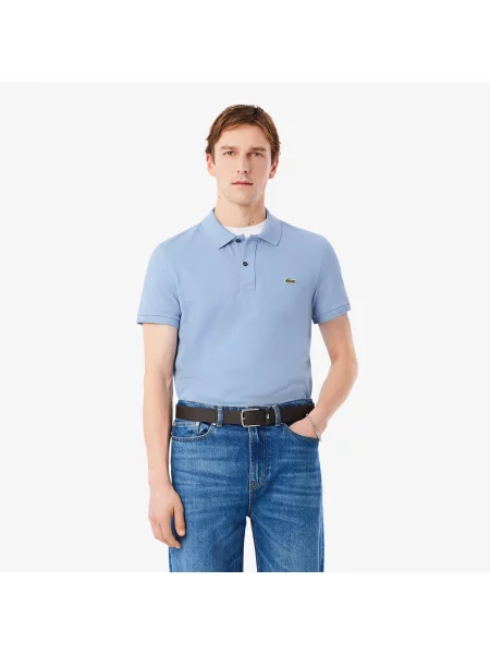 Lacoste Oryginalna Koszulka Polo O Kroju Slim Fit niebieski