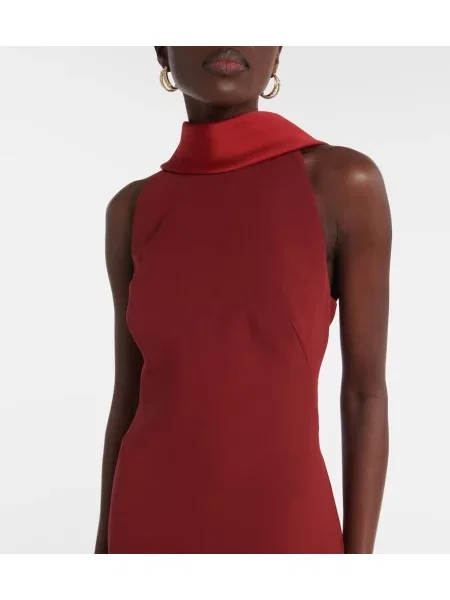 Rochie Safiyaa din satin roșu
