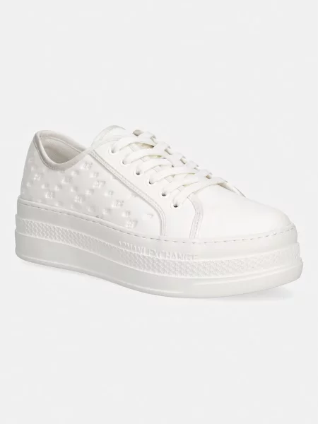 Armani Exchange sneakers pentru femei alb