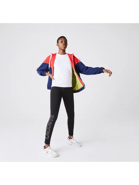 Спортивные штаны Lacoste.com черные