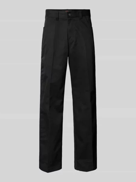 Spodnie o kroju loose straight fit z kantami Dickies czarne
