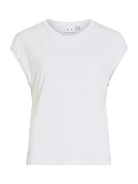 VILA Tricou VIMODALA' alb