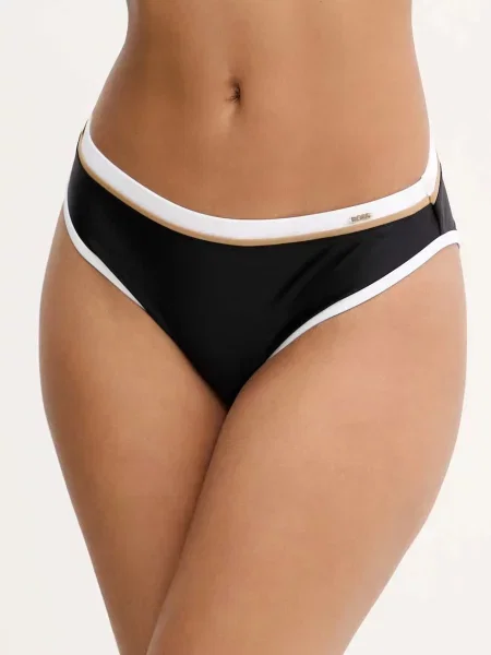 Figi bikini z aplikacją z logo model ‘BOSS CODES’ czarny