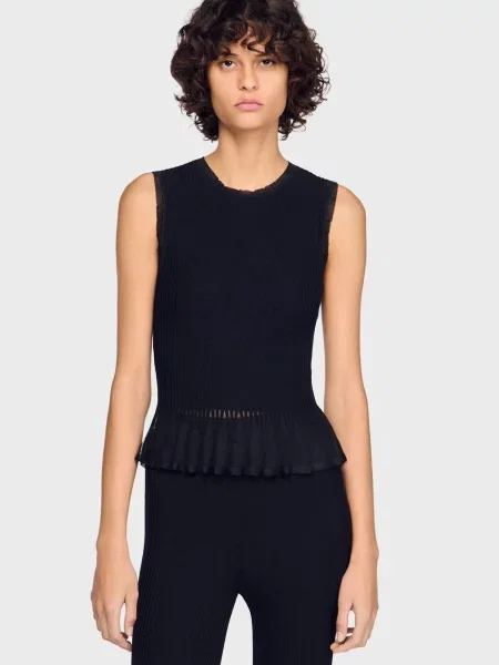 Топ Sandro чорний