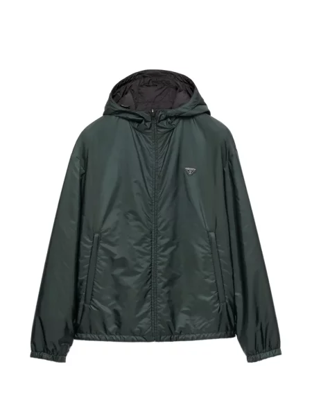 Reversibil geacă Prada verde
