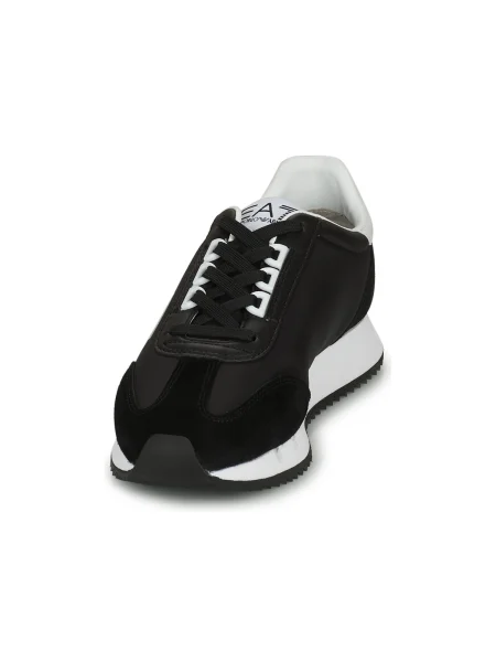 Pantofi Ea7 Emporio Armani retro alb