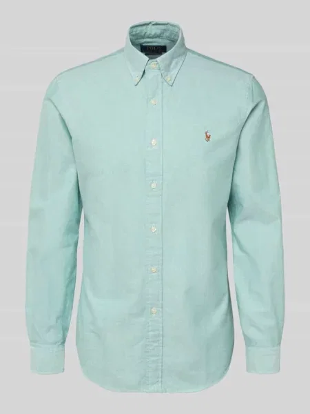 Koszula casualowa z listwą guzikową Polo Ralph Lauren zielona