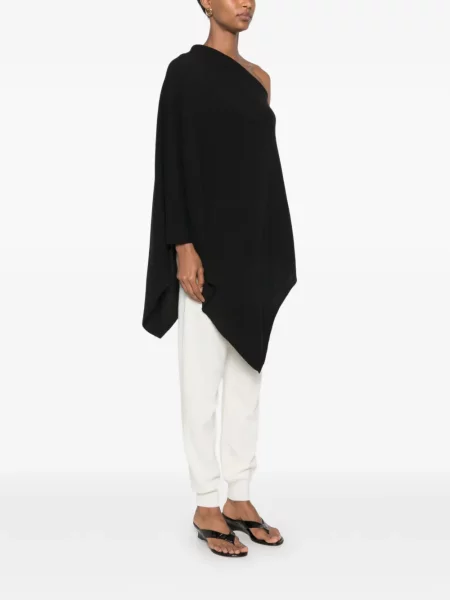 Poncho Sergio Moretti Firenze asimetric negru