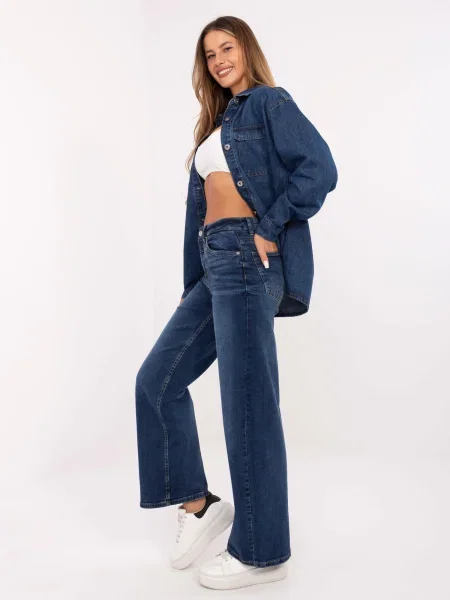 Pantaloni Sublevel albastru