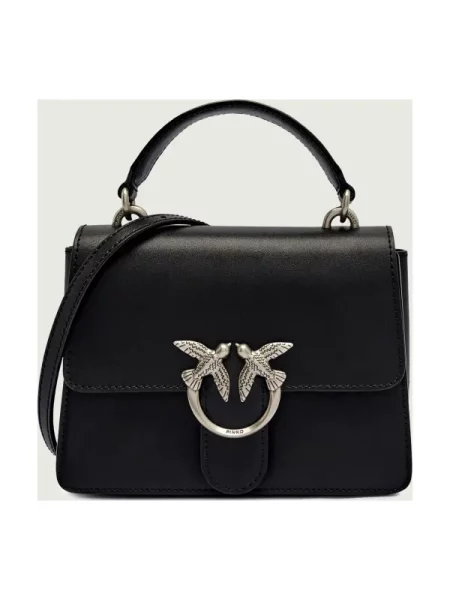 Rucsac Pinko din piele negru