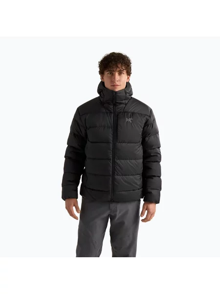 Geacă cu puf pentru bărbați Arcteryx Thorium Hoody black negru