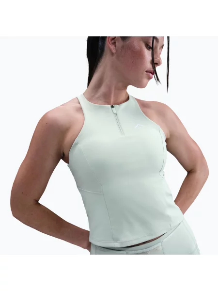 Tricou pentru femei Nike Trail Medium Support Sports Bra Tank Top light silver