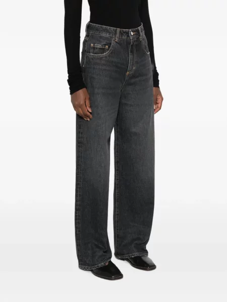 Blugi cu picior larg Icon Denim gri