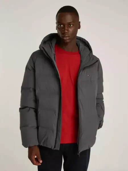 Tommy Hilfiger Kabát CL MOTION szürke