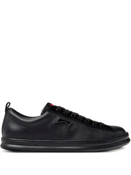 Sneakerși Camper cu șireturi din piele negru